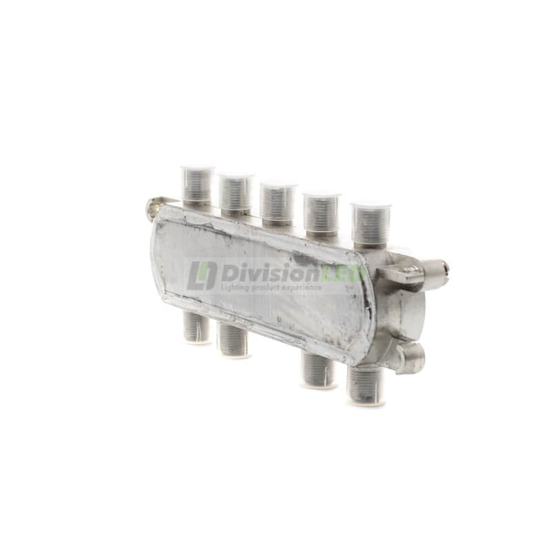 Repartidor con PAU F 7 direcciones 12/15dB Televes 5161 - DivisionLED