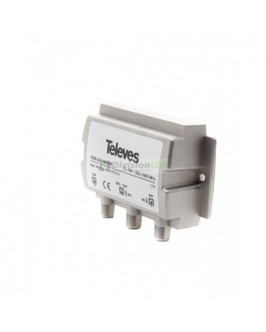 Mezclador terrestre satélite 2 entradas MATV-FI Televes 745210