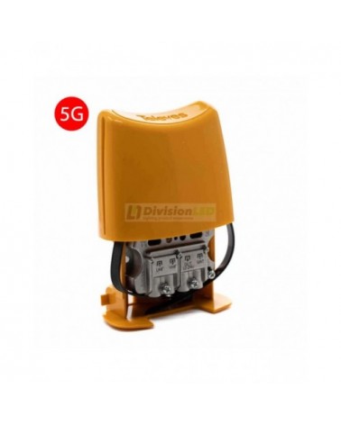 Amplificador de mástil NanoKom 3 entradas UHF-VHFmix-FImix 5G Televes 561621