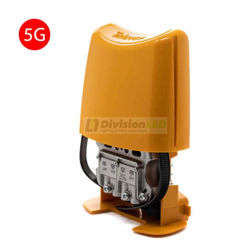 Amplificador de mástil NanoKom 3 entradas UHF-VHFmix-FImix 5G Televes 561621