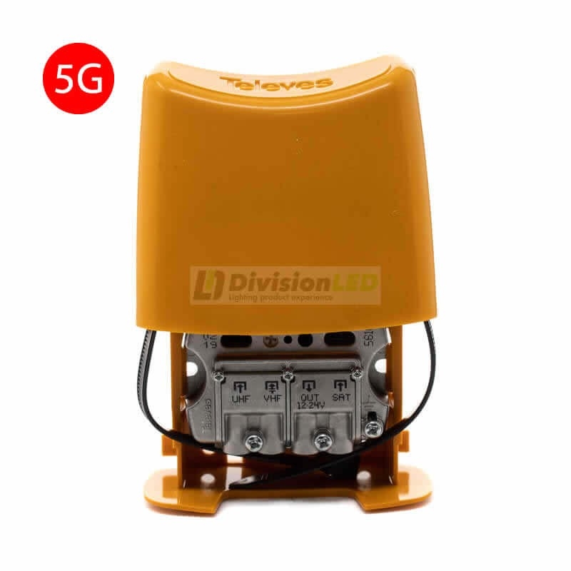 Amplificador de mástil NanoKom 3 entradas UHF-VHFmix-FImix 5G Televes 561621