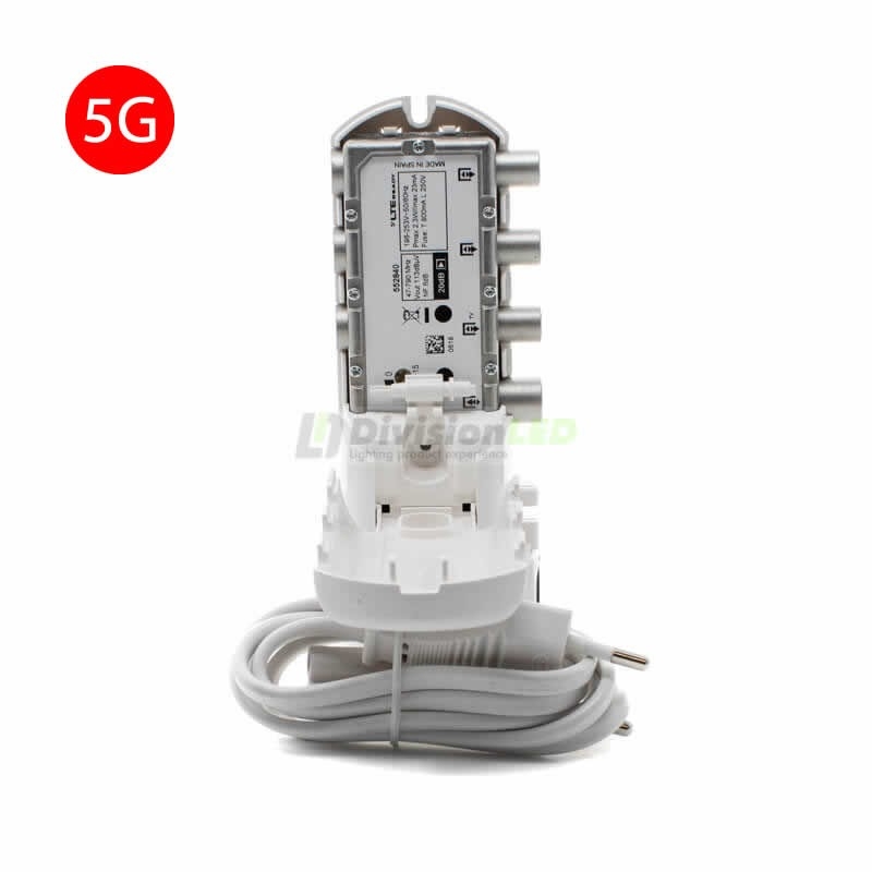 Amplificador de vivienda CEI 3 salidas VHF/UHF 5G Televes 545720