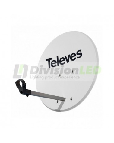 Kit Satélite Televes 63cm - EN OFERTA! Incluido todo lo necesario-DivisionLED