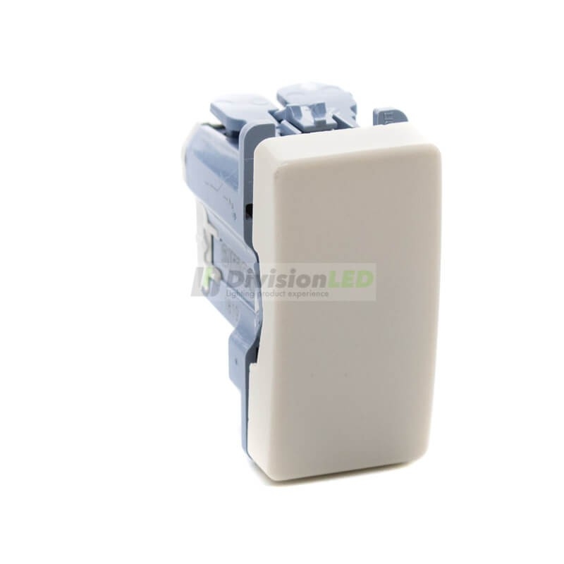 Interruptor unipolar 10AX 250V Medio Elemento Marfil Simon 27101-61