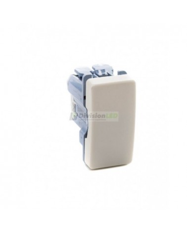 Interruptor unipolar 10AX 250V Medio Elemento Marfil Simon 27101-61