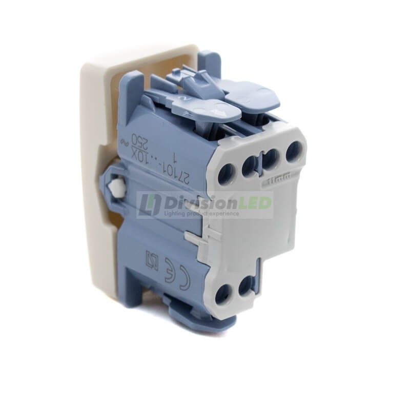 Interruptor unipolar 10AX 250V Medio Elemento Marfil Simon 27101-61