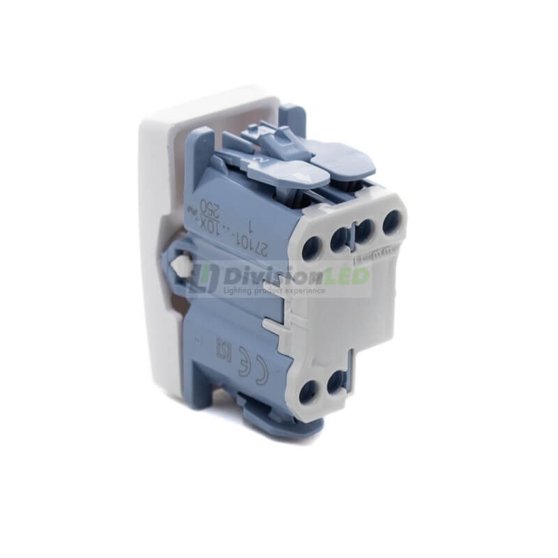 Interruptor unipolar 10AX 250V Medio Elemento Blanco Simon 27101-64