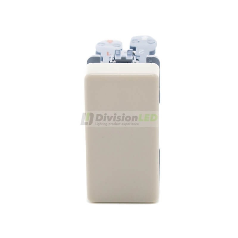 Conmutador 10AX 250V Medio Elemento Marfil Simon 27201-61