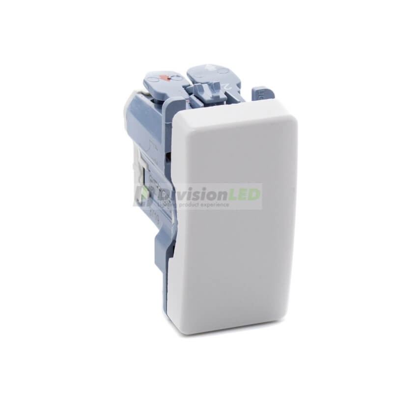 thumbnail image 2 of Simon 27 Play Series Light Switch - 10AX 250V White Electrical Switch With Quick Clamp 2 of 9