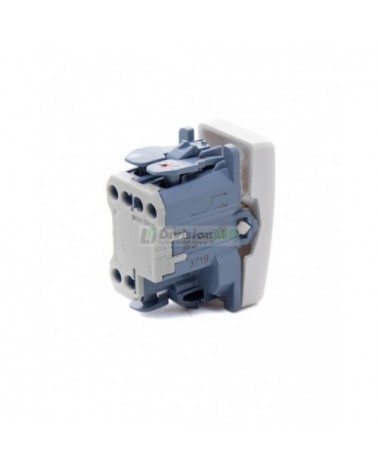 Conmutador 10AX 250V Medio Elemento Blanco Simon 27201-64