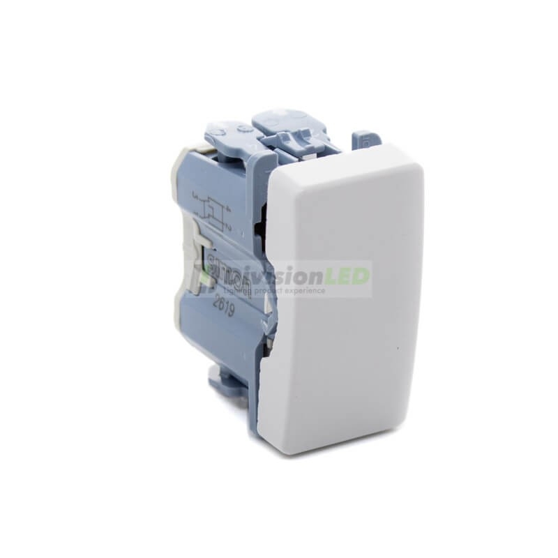 Cruzamiento 10AX 250V Medio Elemento Blanco Simon 27251-64