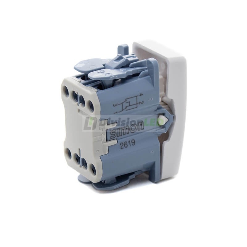 Cruzamiento 10AX 250V Medio Elemento Blanco Simon 27251-64