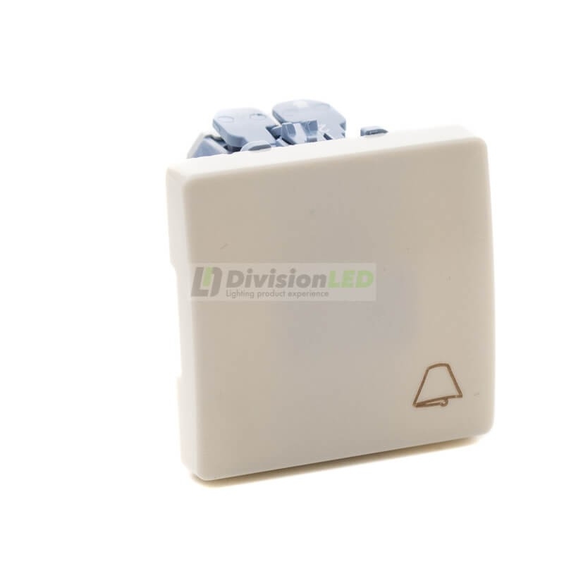 Pulsador grabado campana 10AX 250V Marfil Simon 27150-62