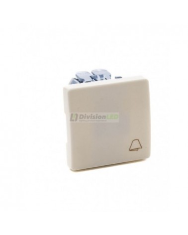 Pulsador grabado campana 10AX 250V Marfil Simon 27150-62