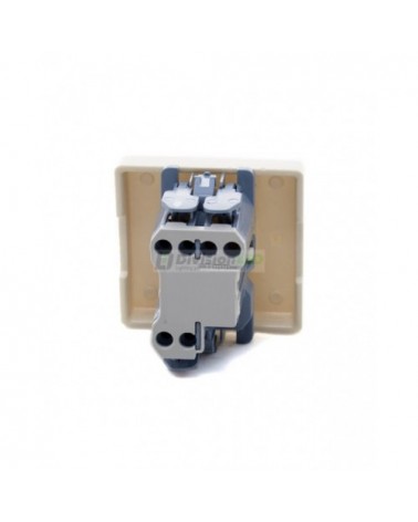 Pulsador grabado campana 10AX 250V Marfil Simon 27150-62