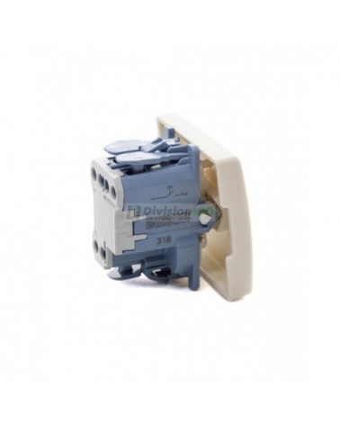 Pulsador grabado campana 10AX 250V Marfil Simon 27150-62