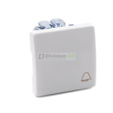 Pulsador grabado campana 10AX 250V Blanco Simon 27150-65