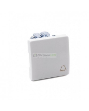 Pulsador grabado campana 10AX 250V Blanco Simon 27150-65