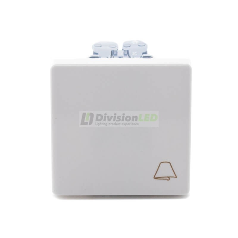Pulsador grabado campana 10AX 250V Blanco Simon 27150-65