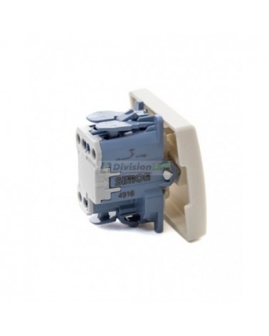 Pulsador grabado luz 10AX 250V Marfil Simon 27151-62