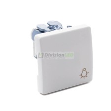 Pulsador grabado luz 10AX 250V Blanco Simon 27151-65