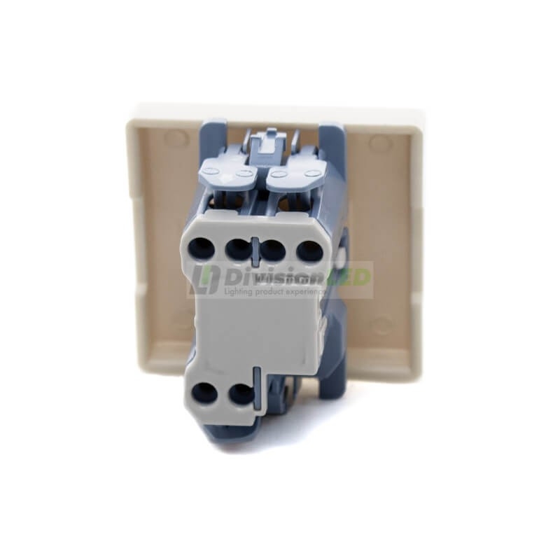 Pulsador luminoso grabado luz 10AX 250V Marfil Simon 27161-62