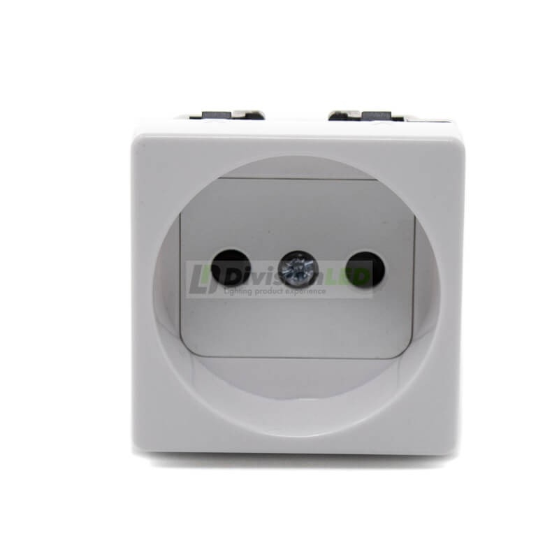 Base enchufe bipolar 16A 250V Blanco Simon 27431-65