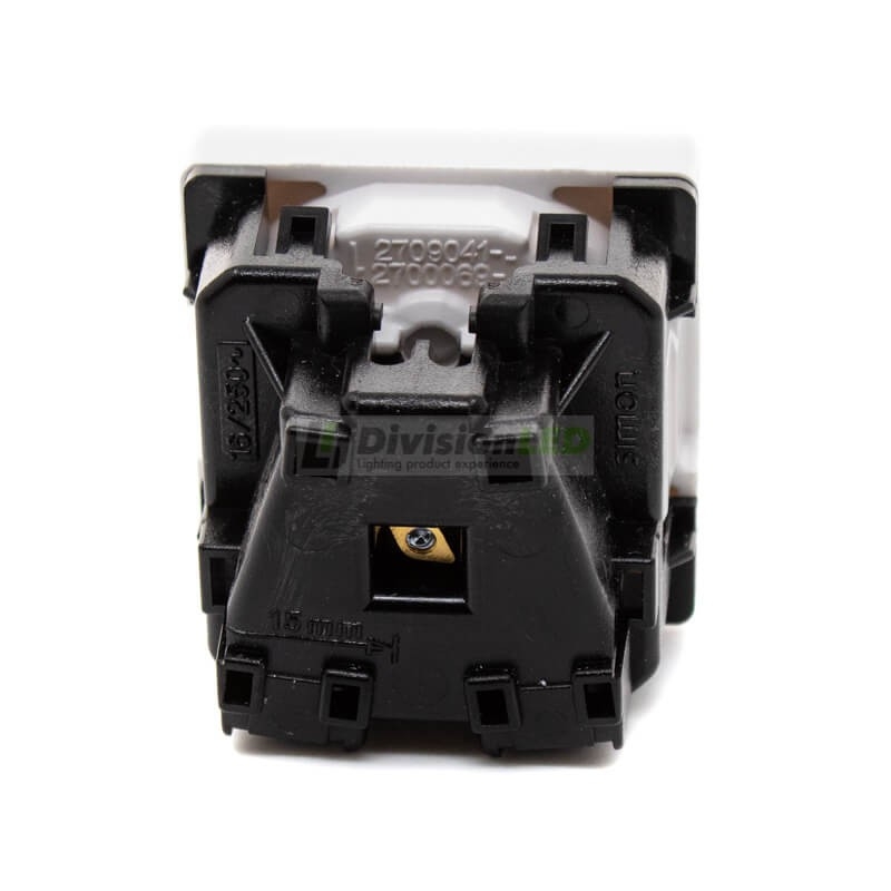 Base enchufe bipolar 16A 250V Blanco Simon 27431-65