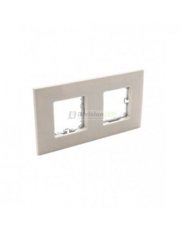 Marco compacto 2 elementos Marfil Simon 2700620-031