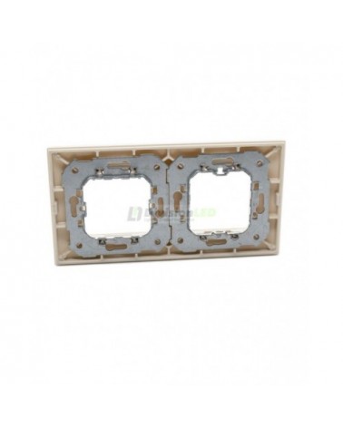 Marco compacto 2 elementos Marfil Simon 2700620-031