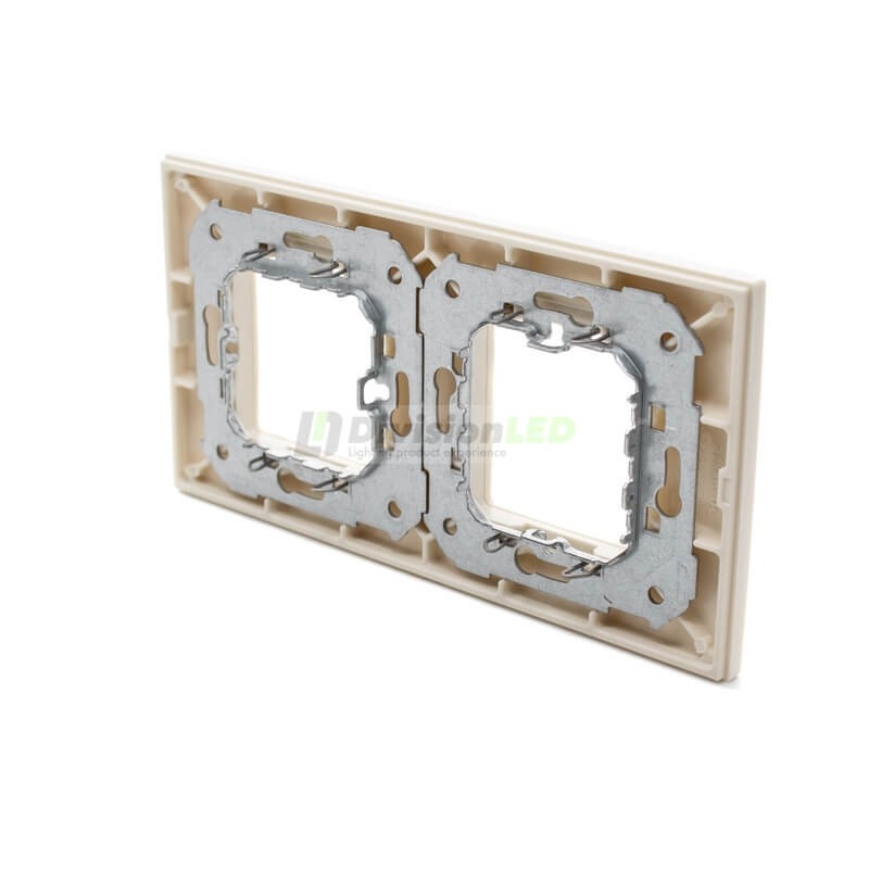 Marco compacto 2 elementos Marfil Simon 2700620-031