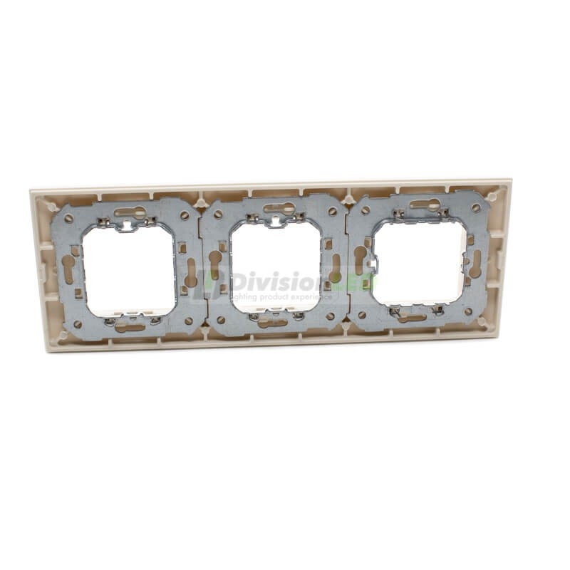 Marco compacto 3 elementos Marfil Simon 2700630-031