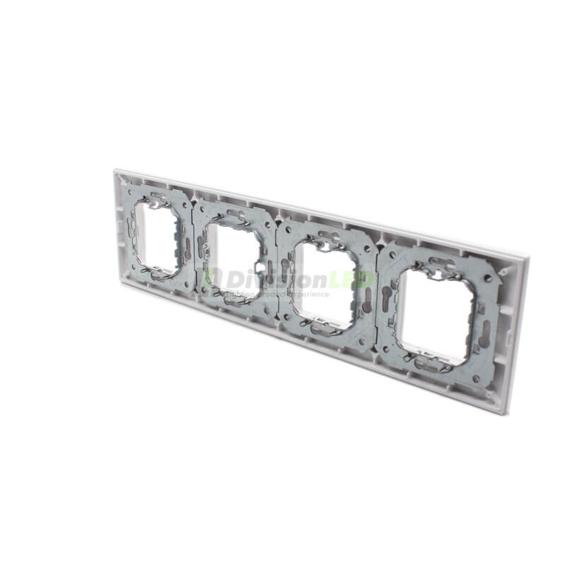 Marco compacto 4 elementos Blanco Simon 2700640-030