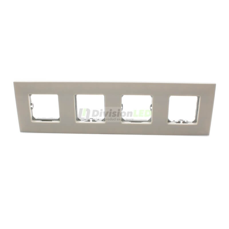 Marco compacto 4 elementos Marfil Simon 2700640-031