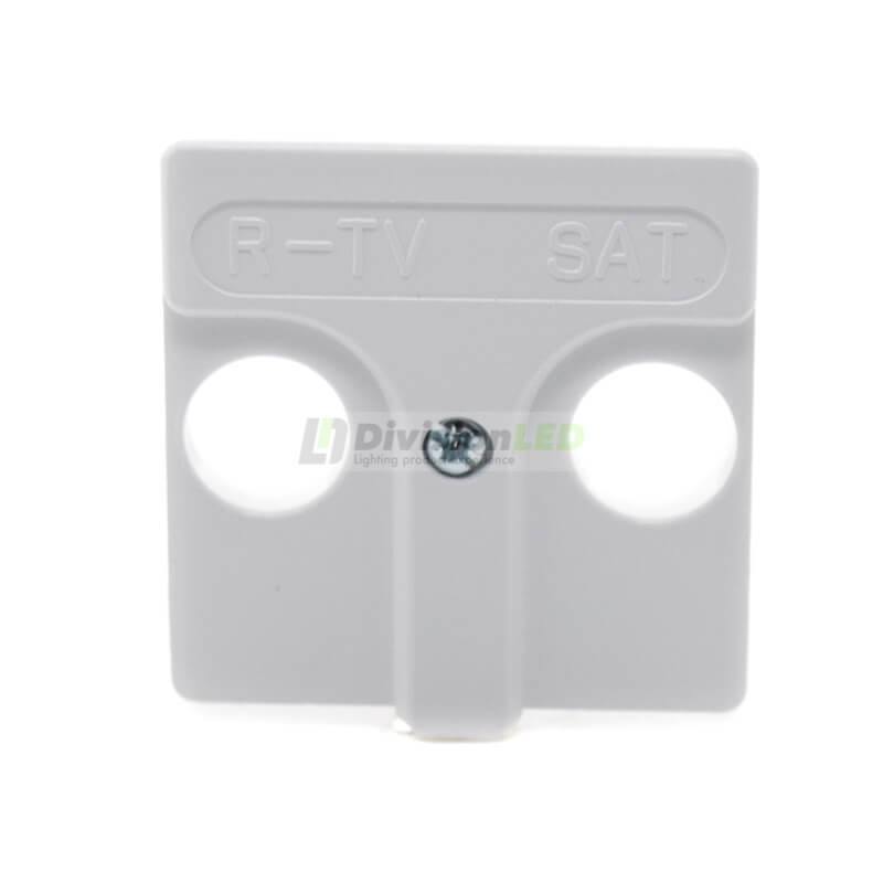 Placa tomas inductivas R-TV+SAT Blanco Simon 27097-34