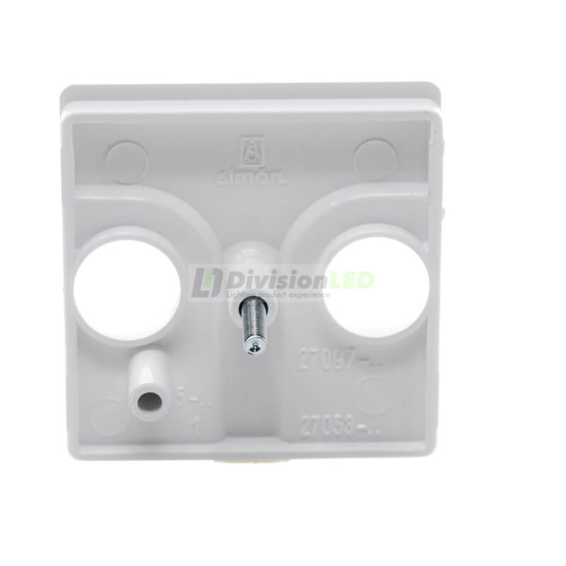 Placa tomas inductivas R-TV+SAT Blanco Simon 27097-34