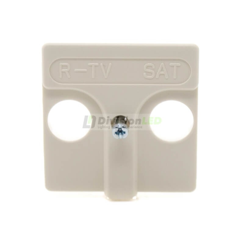 Placa tomas inductivas R-TV+SAT Marfil Simon 27097-31