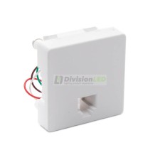 Toma telefónica 4 contactos RJ11 Blanco Simon 27480-35 -¡en 360°!