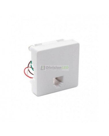 Toma telefónica 4 contactos RJ11 Blanco Simon 27480-35 -¡en 360°!