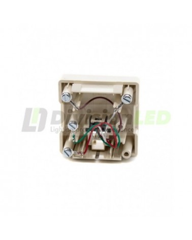 Toma telefónica 4 contactos RJ11 Marfil Simon 27480-32 -¡en 360°!