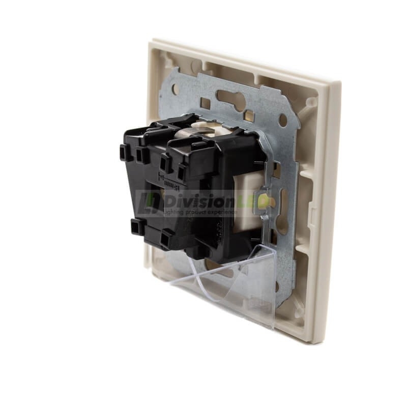 Base enchufe Schuko Monobloc 16A 250V Marfil Simon 2791432-031