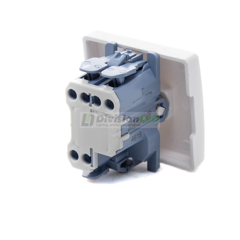 Pulsador neutro 10A 250V Blanco Simon 27659-65
