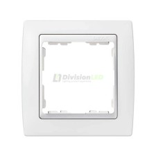 Marco 1 elemento Blanco Simon 82610-30 - DivisionLED