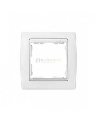 Marco 1 elemento Blanco Simon 82610-30 - DivisionLED