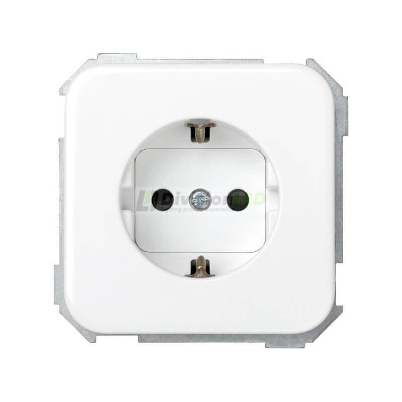 Base enchufe Schuko 16A 250V Blanco Simon 31432-60