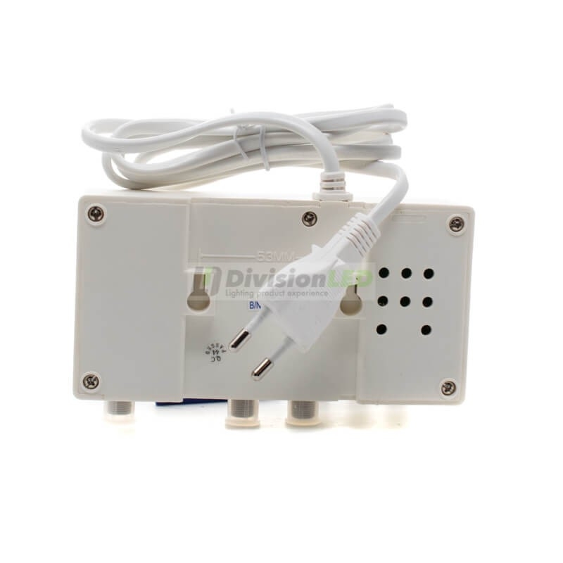 Amplificador interior de vivienda 1 entrada 2 salidas UHF25 LTE700 5G SATELITE ROVER 80071