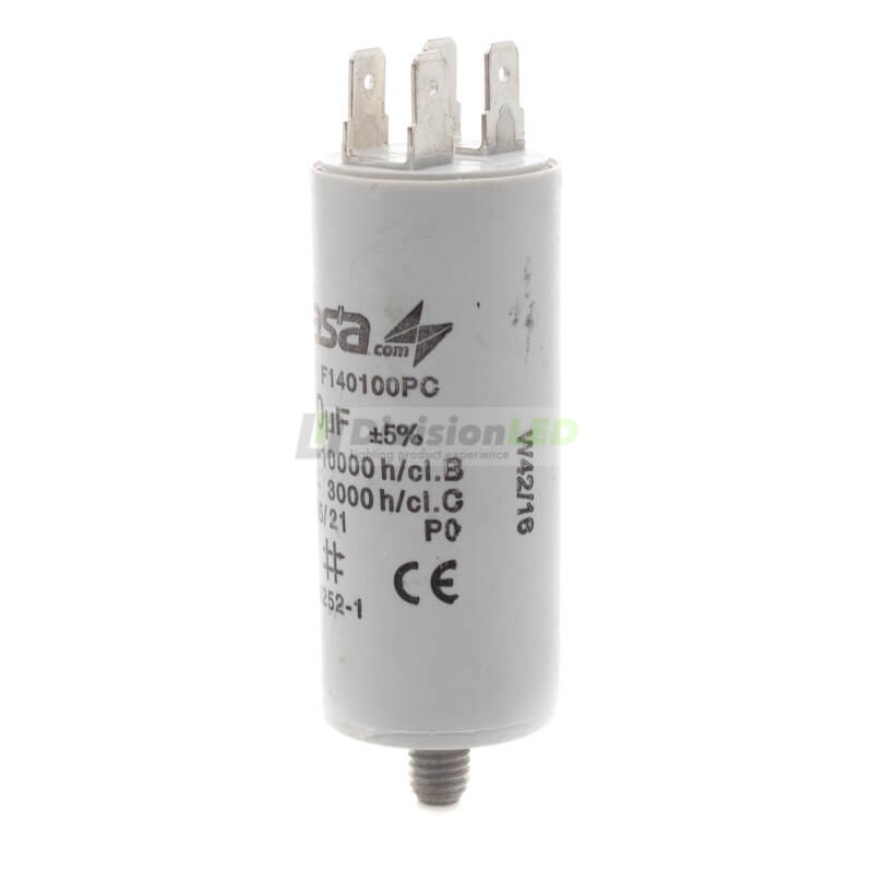 Condensador de Motor 10µf 450V LIFASA F140100PC