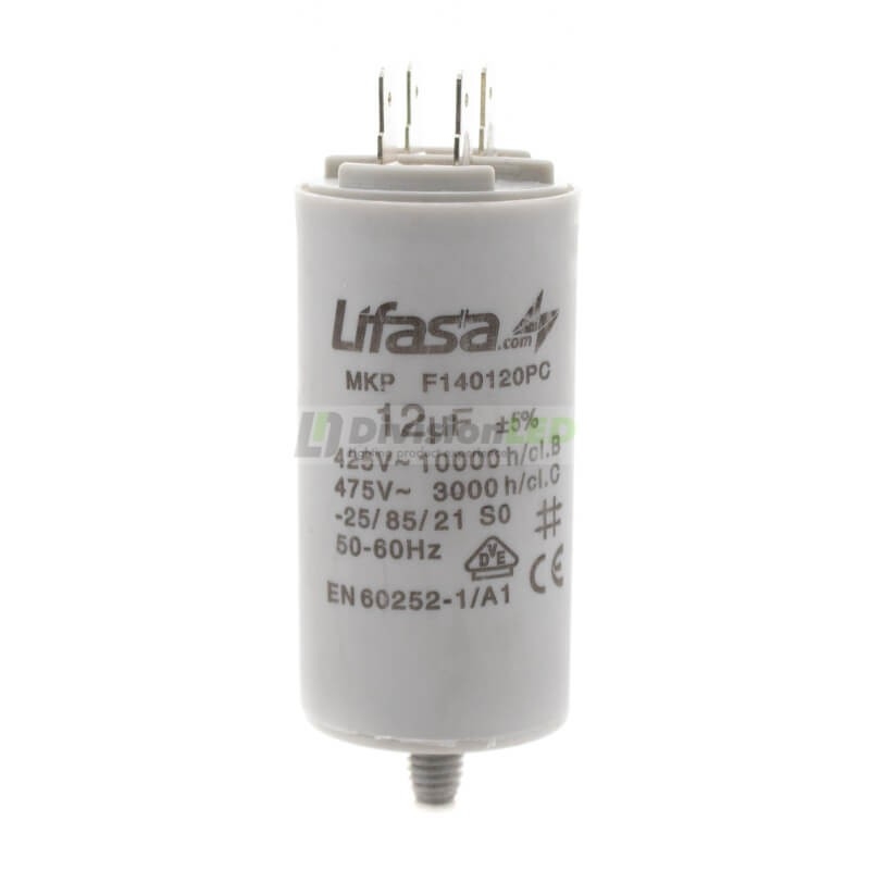 Condensador de Motor 12µf 450V LIFASA F140120PC