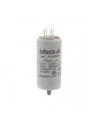 Condensador de Motor 12µf 450V LIFASA F140120PC