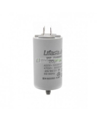 Condensador de Motor 20µf 450V LIFASA F140200PC